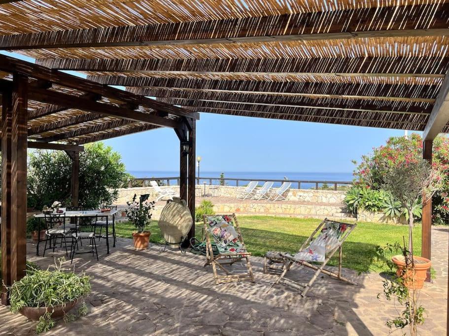 Villa Sebastian- Incomparabile vista sul mare Plemmirio Bagian luar foto
