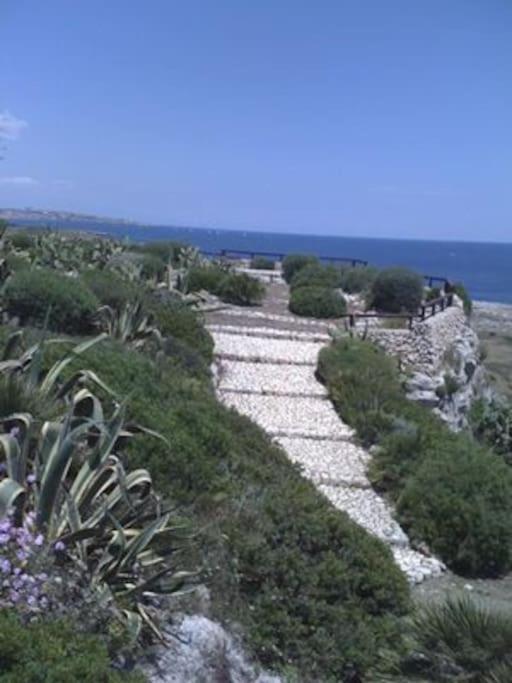 Villa Sebastian- Incomparabile vista sul mare Plemmirio Bagian luar foto